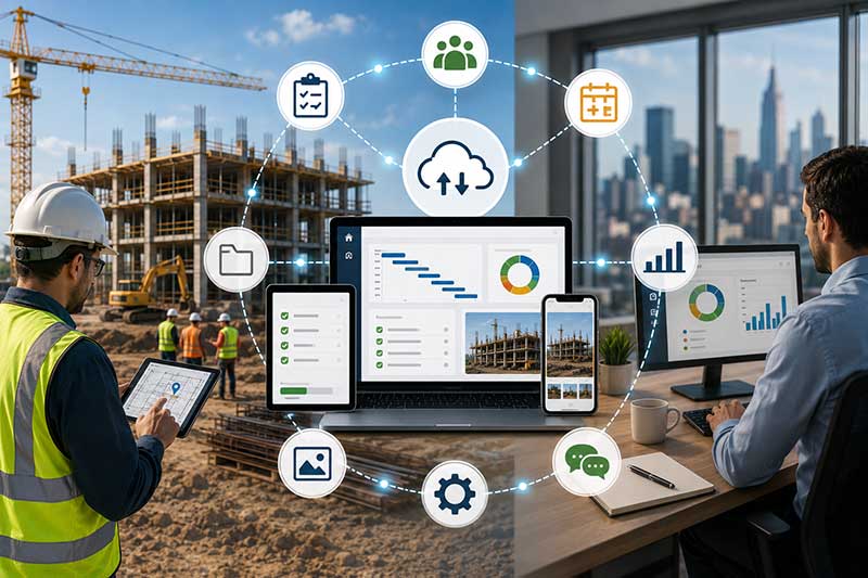 How Our Construction Project Management Tools Connect Operations